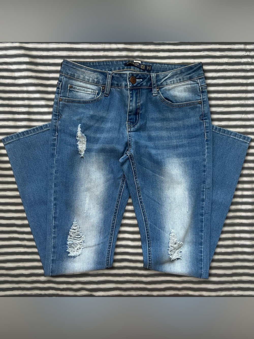 Iris blue jeans